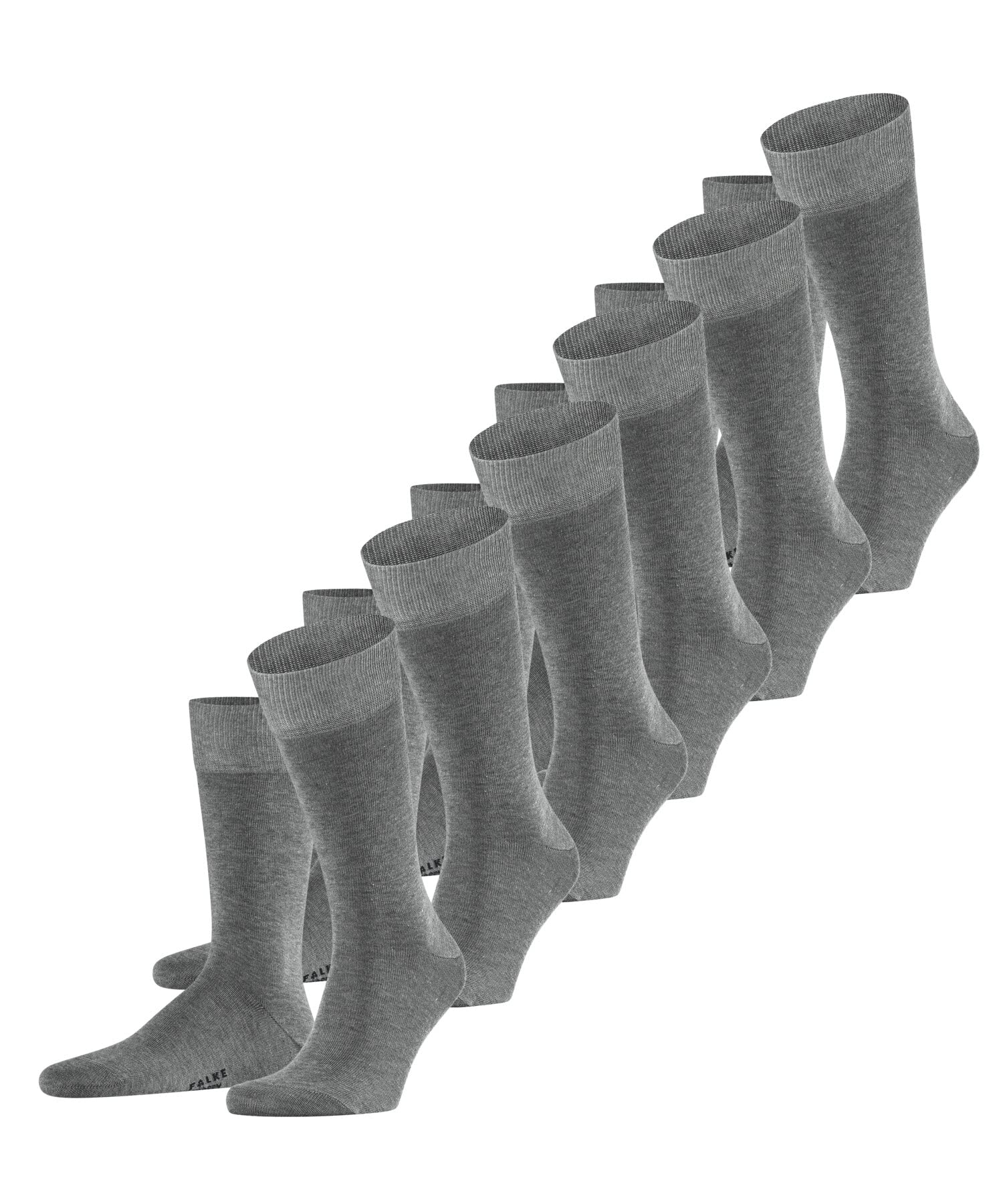 falke-happy-herrensocken-6-paar-baumwolle-multipack-uni image 1