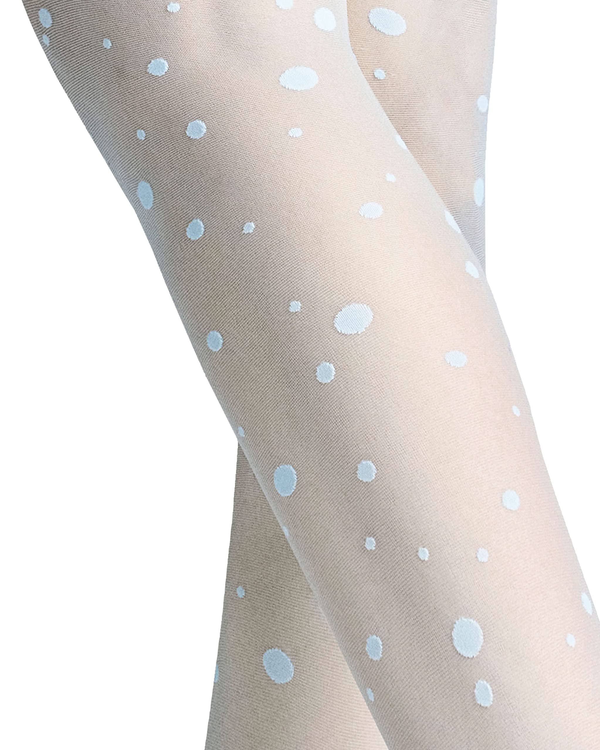 hudson-simply-blob-feinstrumpfhose-punkte-spring-blue image 2