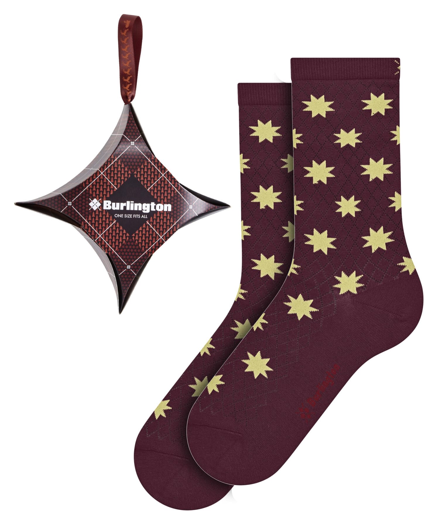 burlington-everyday-x-mas-socken-rot-red-mix-0020-baumwolle image 1