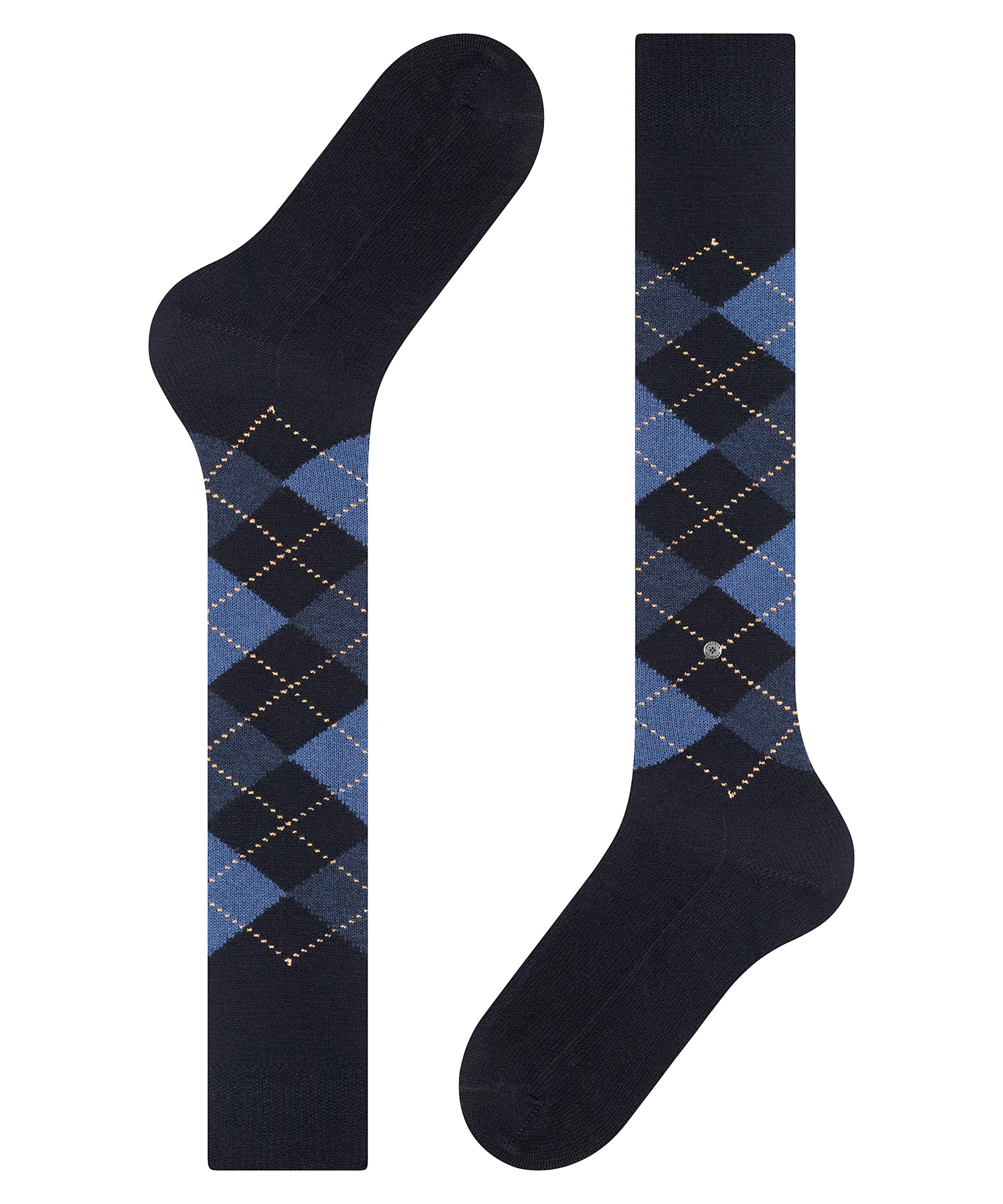 burlington-preston-kniestr-mpfe-dark-navy-1-paar-wolle-karo image 5