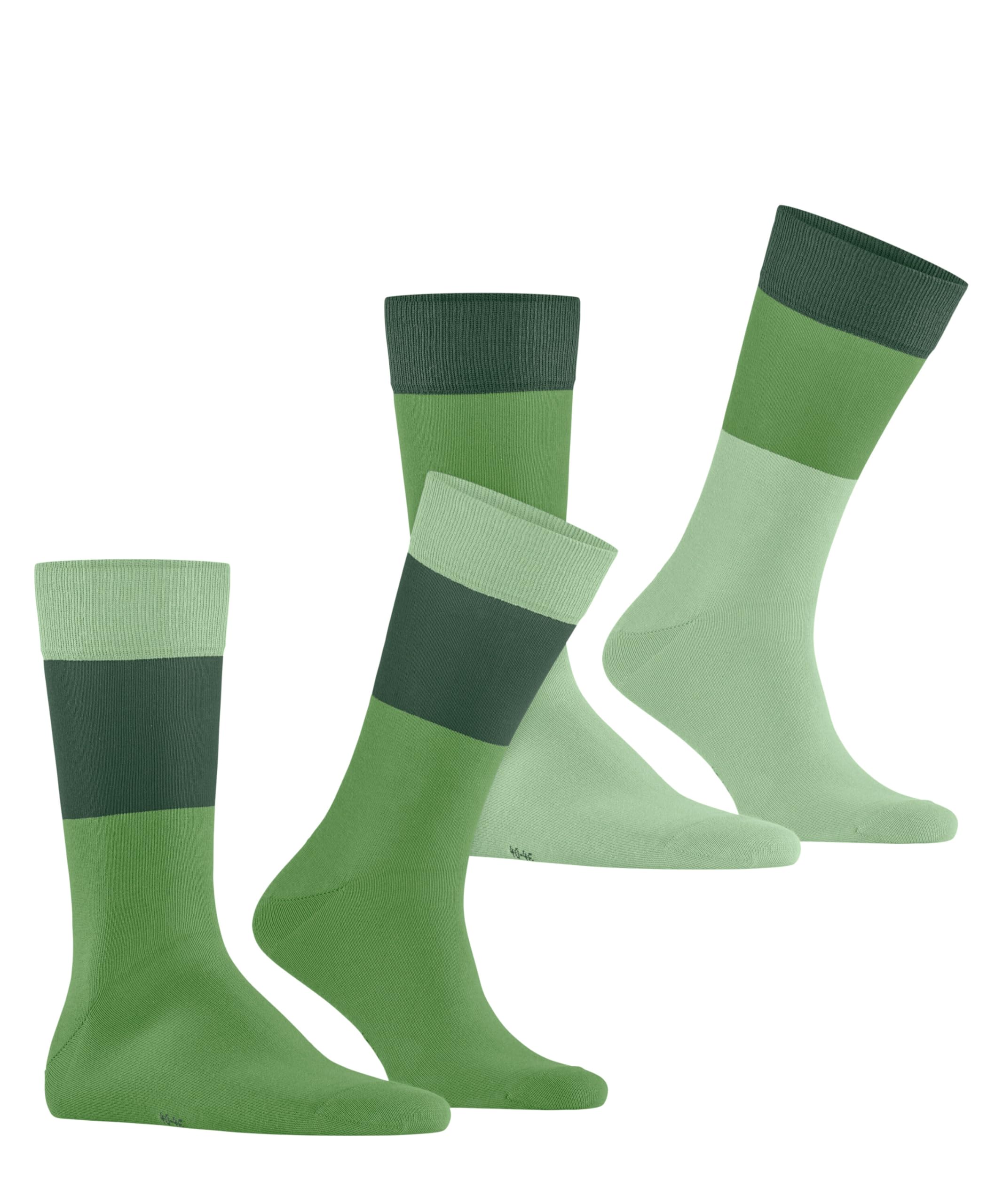 burlington-soho-vibes-magic-mismatch-socken-gr-n-2er-pack image 3