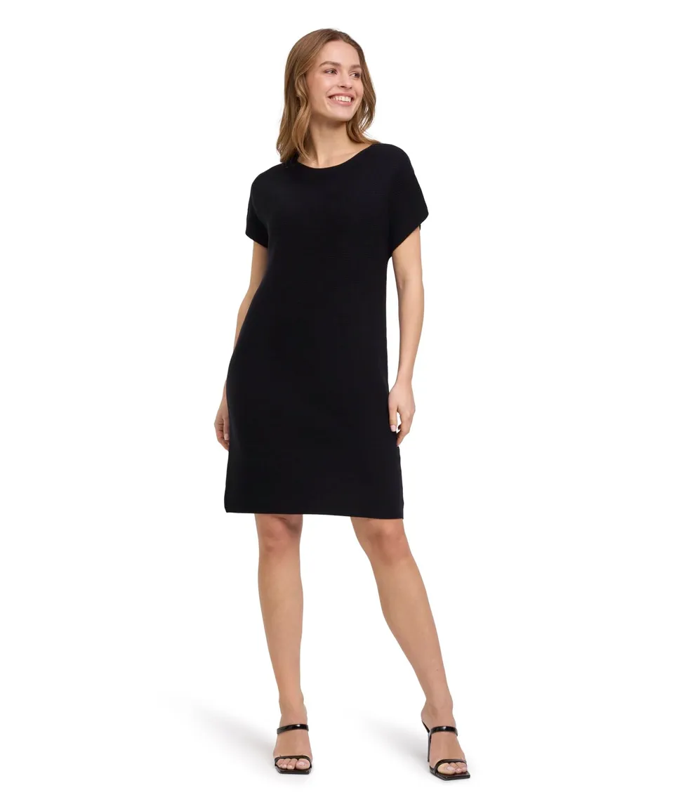 falke-cotton-touch-kleid-midi-bio-baumwolle-schwarz image 1