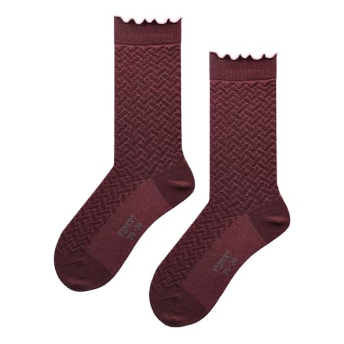 kunert-raffinesse-fantastic-structure-socken-offwhite-muster image 7
