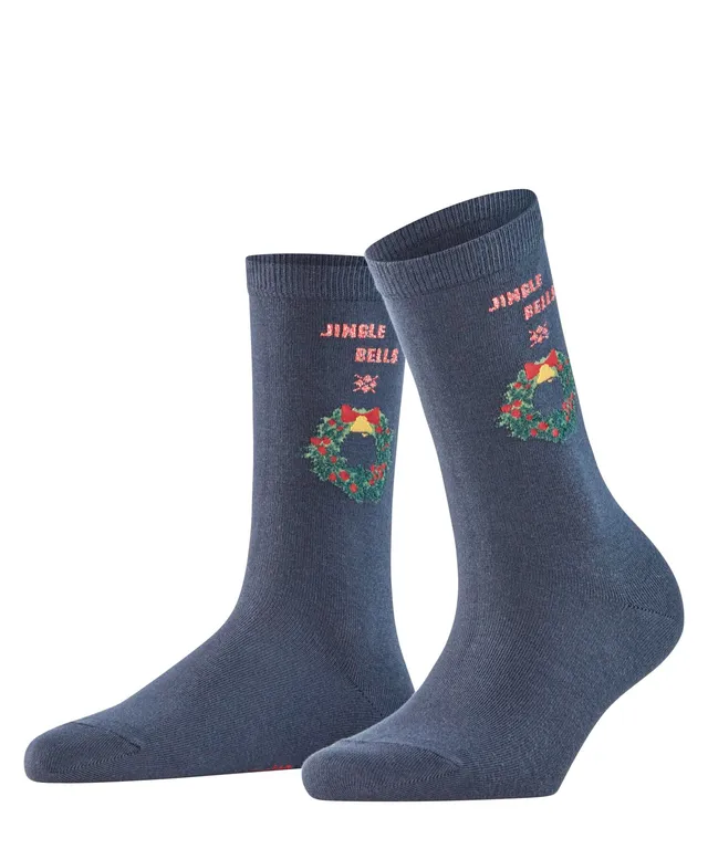 burlington-jingle-bells-damen-socken-blau-marine-6120 image 1