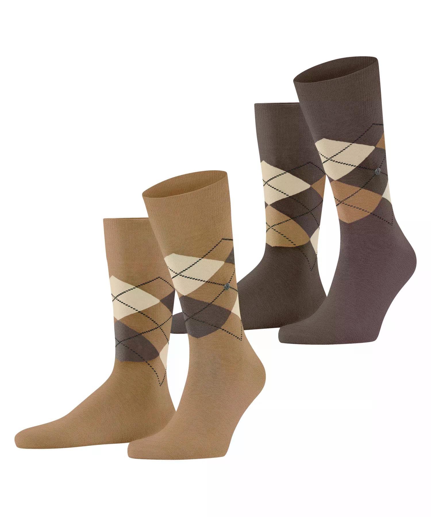burlington-everyday-argyle-herrensocken-baumwolle-gr-n-2er image 6