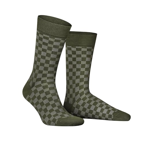 hudson-only-board-herrensocken-schwarz-39-42-schachbrett image 4