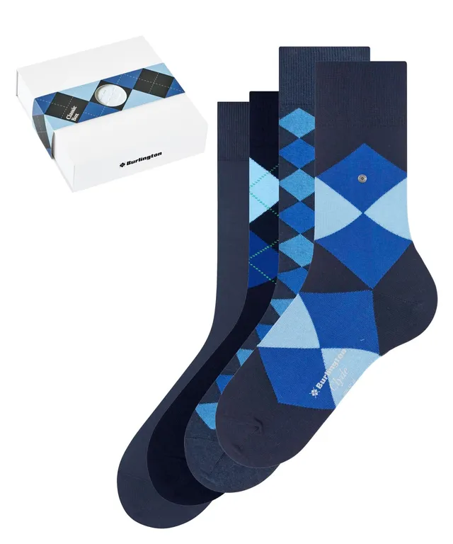 burlington-everyday-argyle-classic-box-socken-blau-4-paar image 1