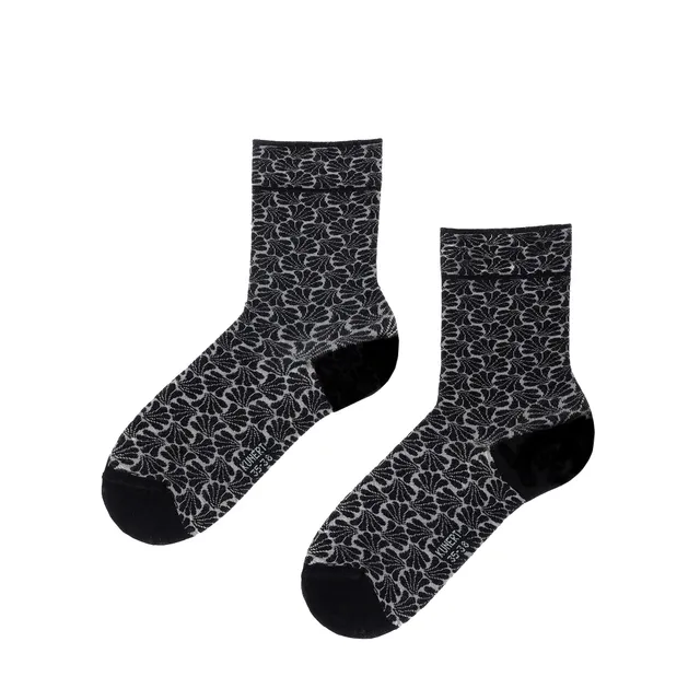 kunert-raffinesse-ornamental-citynight-socken-schwarz-35-38 image 1