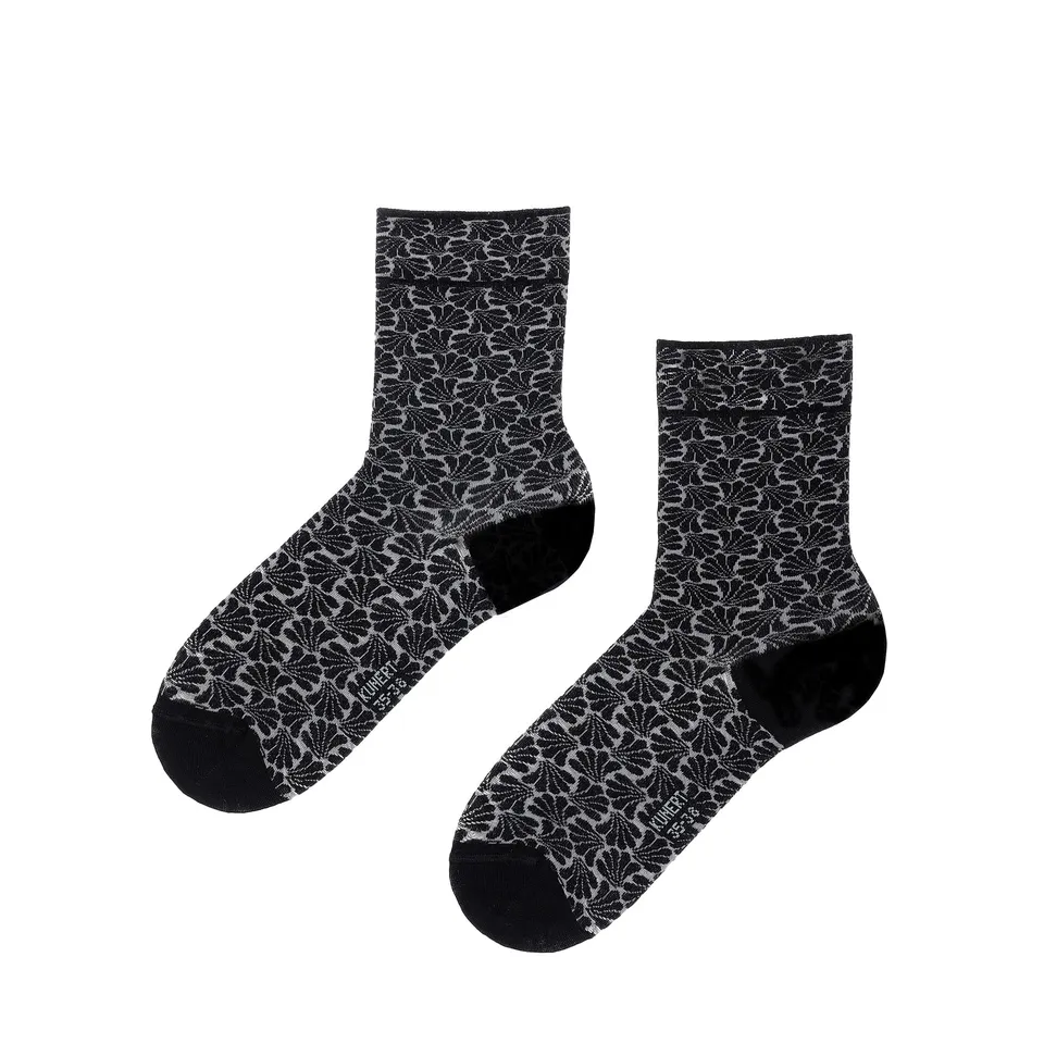 kunert-raffinesse-ornamental-citynight-socken-schwarz-35-38 image 1