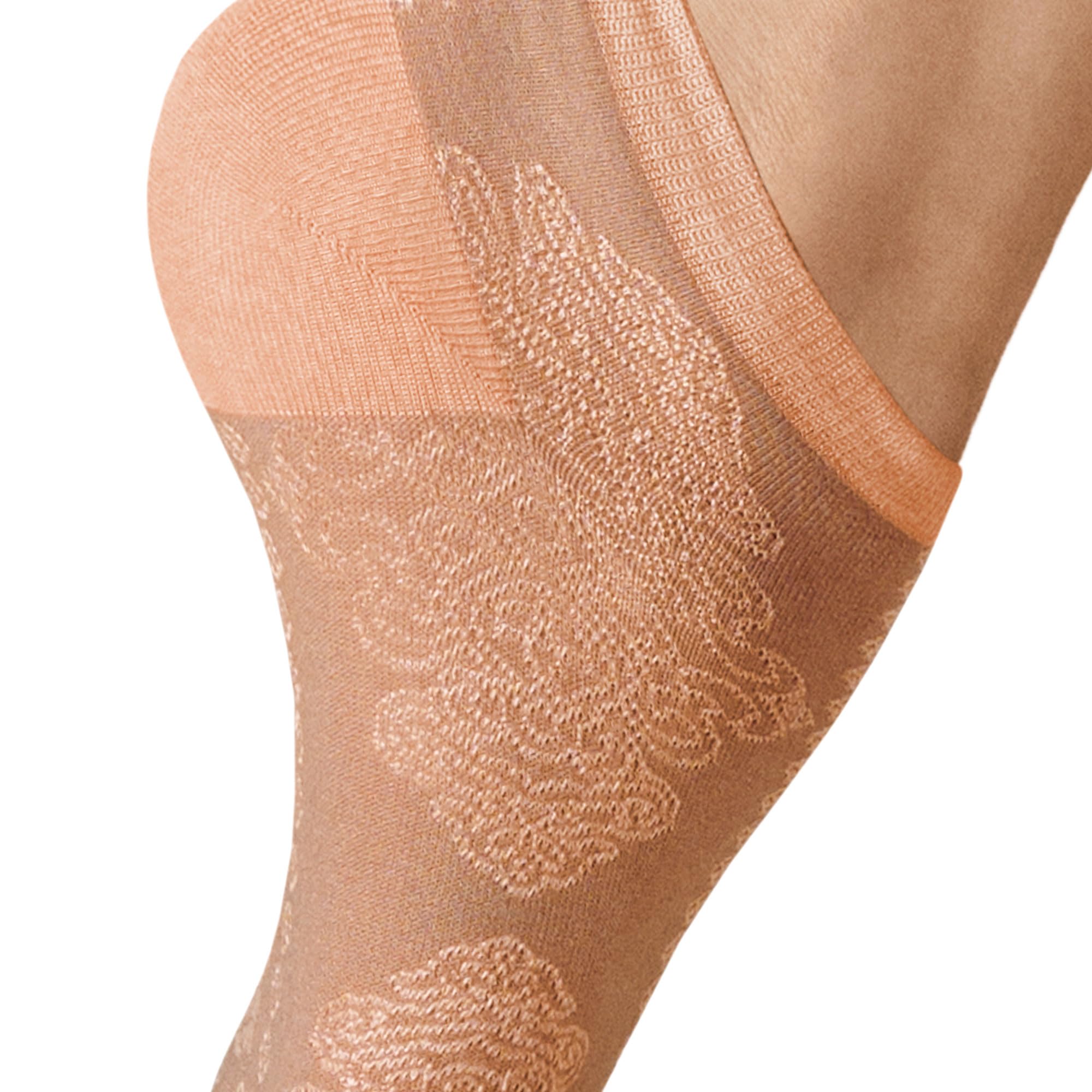 kunert-raffinesse-brocade-sneaker-socken-bronze-39-42 image 2