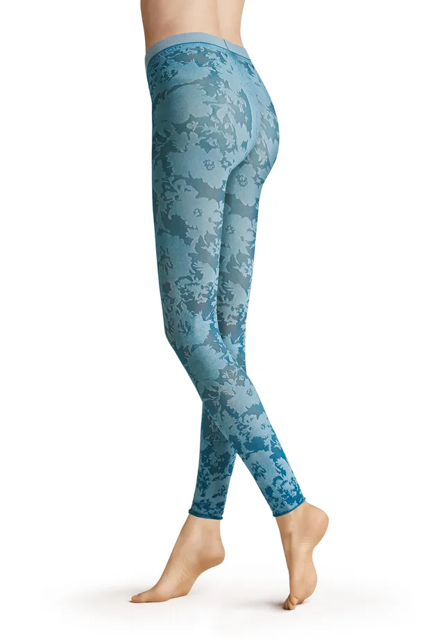 hudson-micro-floral-damen-leggings-40-den-black-gr-38-40 image 1