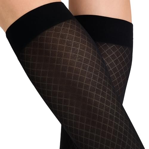 hudson-relax-cozy-diamond-kniestr-mpfe-40-den-schwarz-35-38 image 6