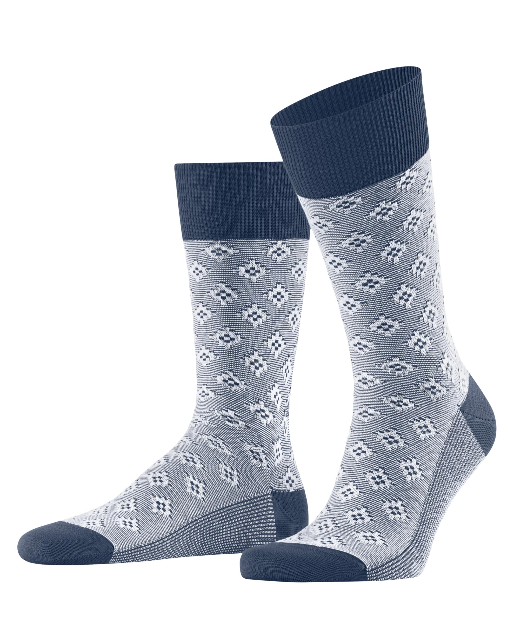 burlington-fresco-flair-socken-grau-storm-grey-jacquard image 7