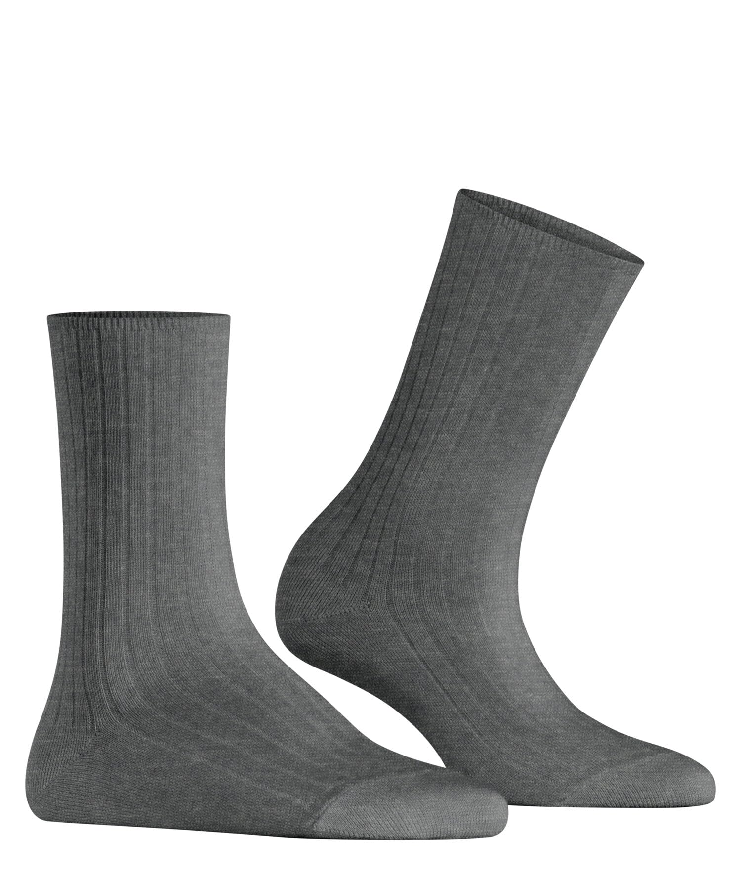 falke-cotton-touch-cotton-rib-socken-grau-39-42-baumwolle image 3
