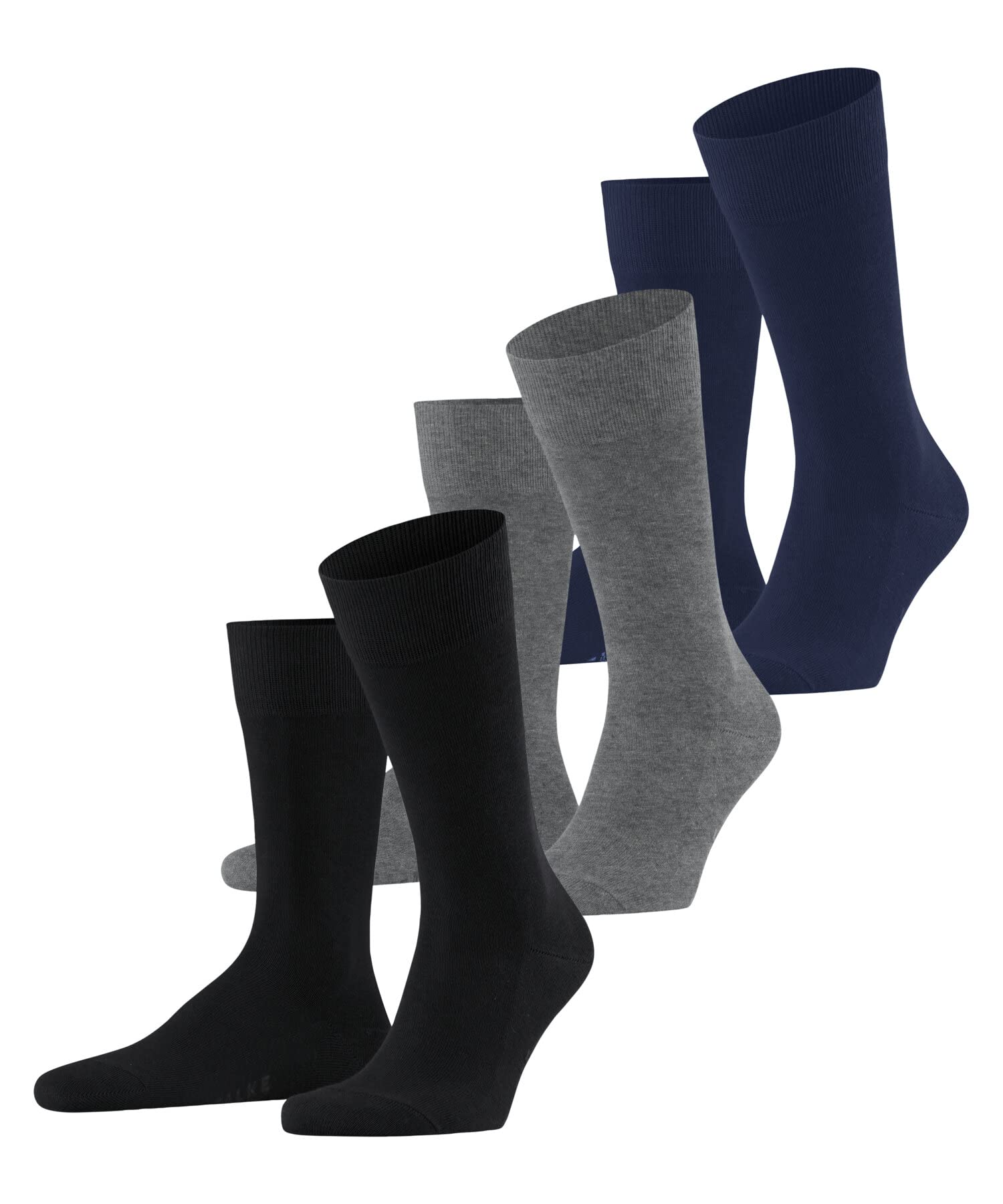 falke-family-herren-socken-3er-pack-schwarz-39-42-baumwolle image 8