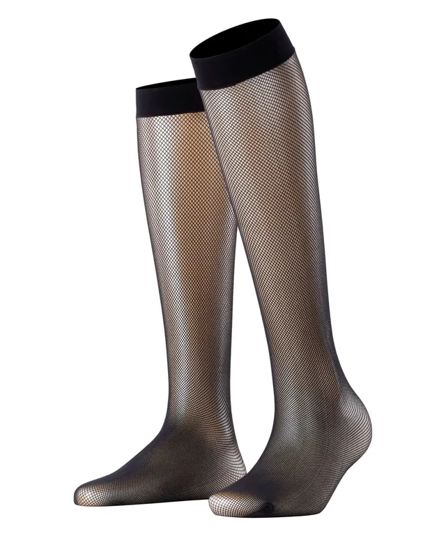 falke-shelina-net-kniestr-mpfe-transparent-schwarz-35-38 image 1