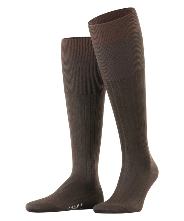 falke-milano-kniestr-mpfe-herren-baumwolle-business-ripp image 1