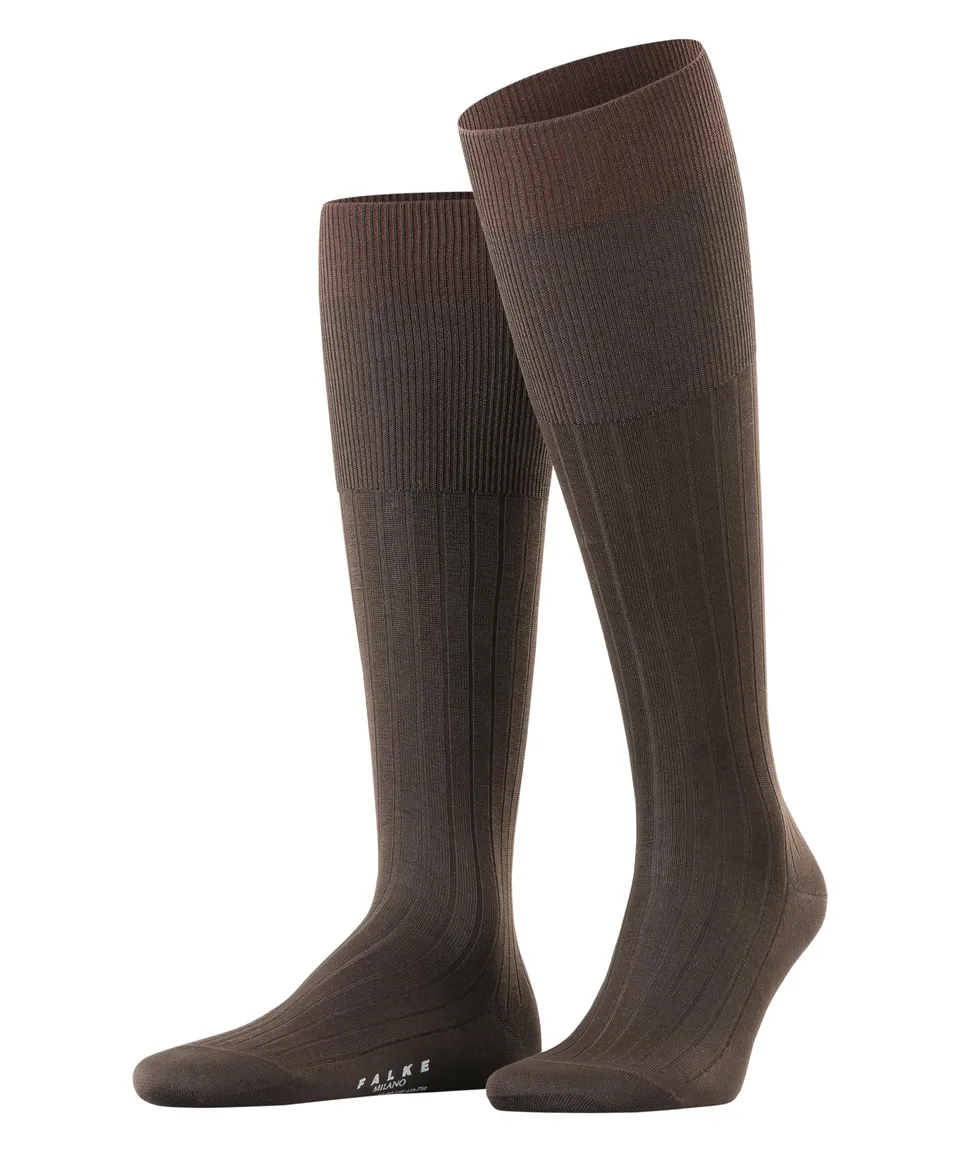 falke-milano-kniestr-mpfe-herren-baumwolle-business-ripp image 1