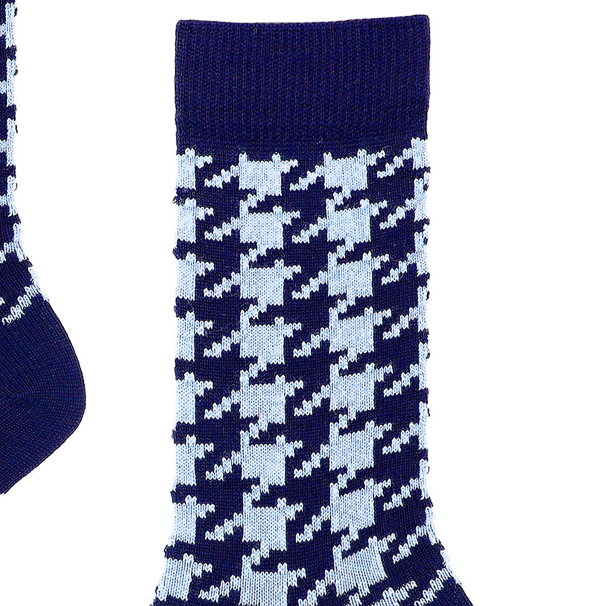 hudson-only-rough-check-herrensocken-marineblau-43-46 image 2