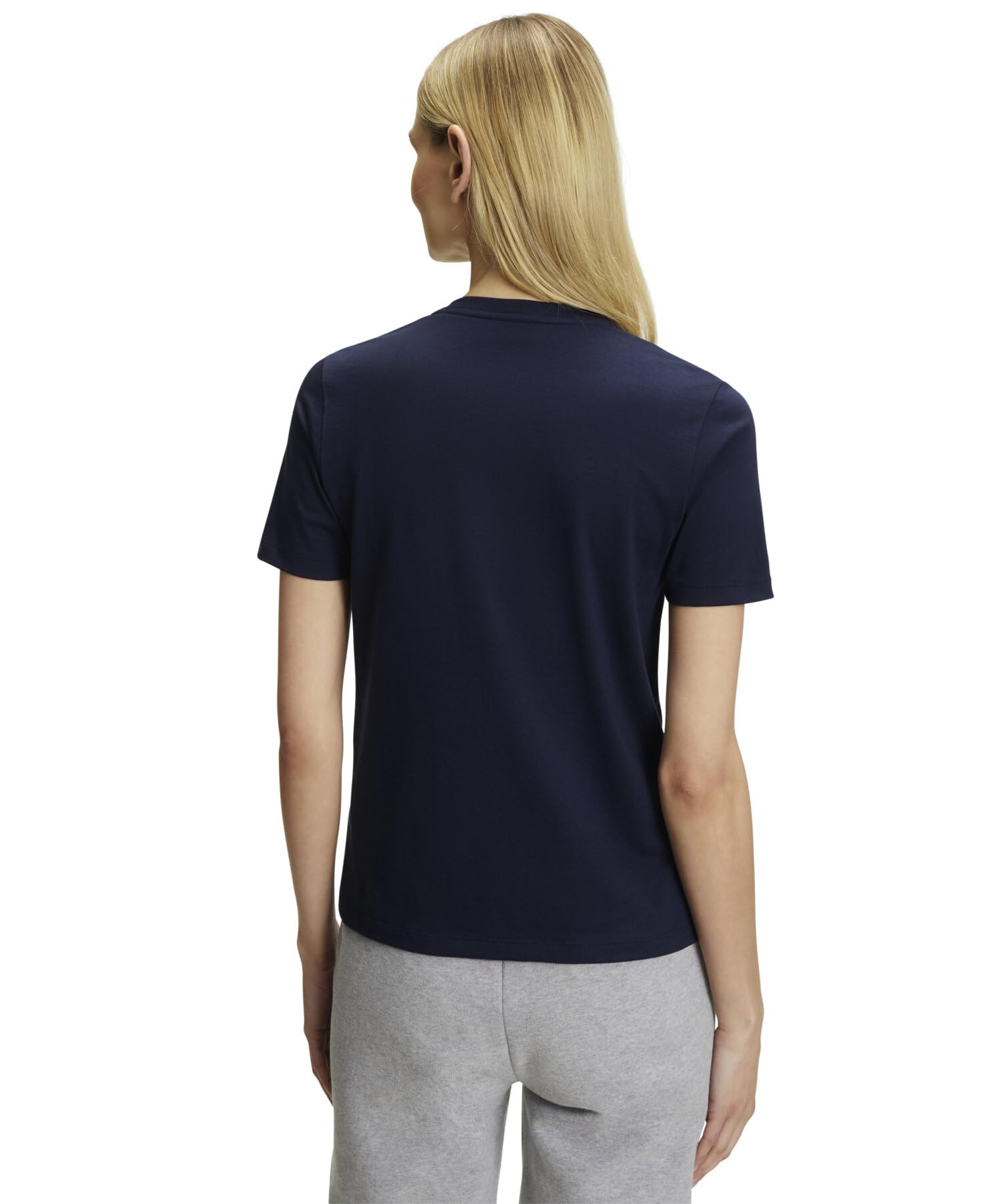 falke-true-motion-basic-v-neck-t-shirt-damen-schwarz-baumwolle image 2