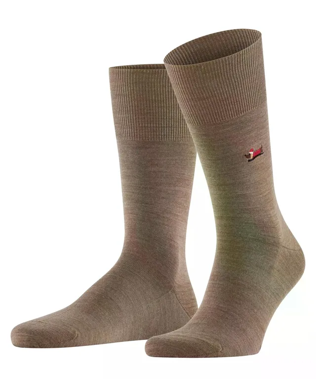 falke-airport-x-mas-dachshund-socken-nutmeg-mel-dackel image 1