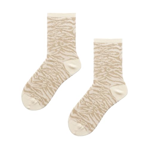 hudson-only-playful-tiger-socken-autumn-white-35-38 image 4