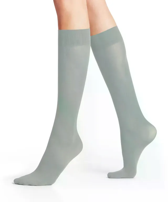 falke-pure-matt-50-den-kniestr-mpfe-grau-silver image 1