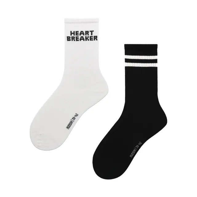 hudson-relax-heart-breaker-socken-2er-pack-schwarz-35-38 image 1