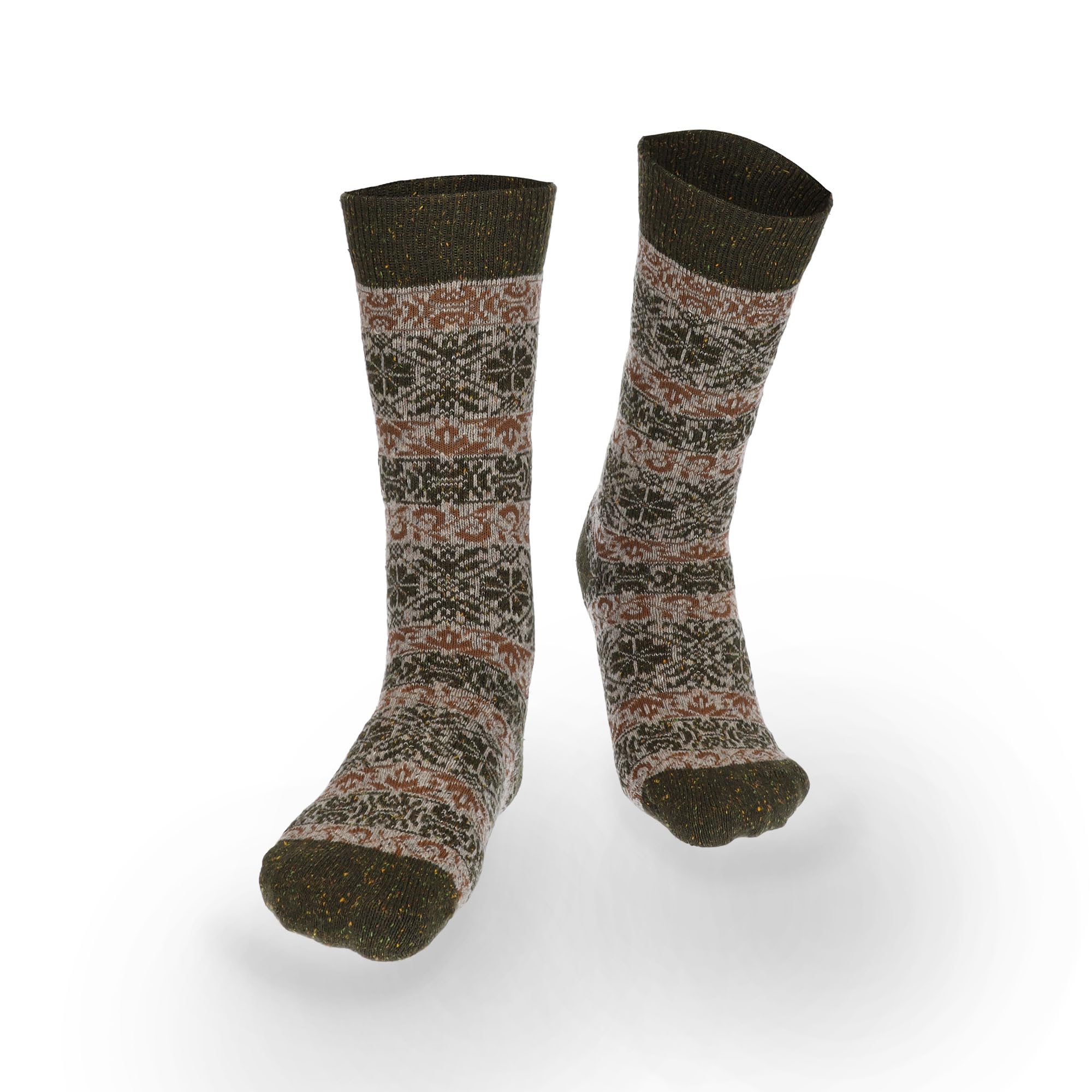 hudson-only-noble-nordic-socke-herren-dirty-green-farbverlauf image 2