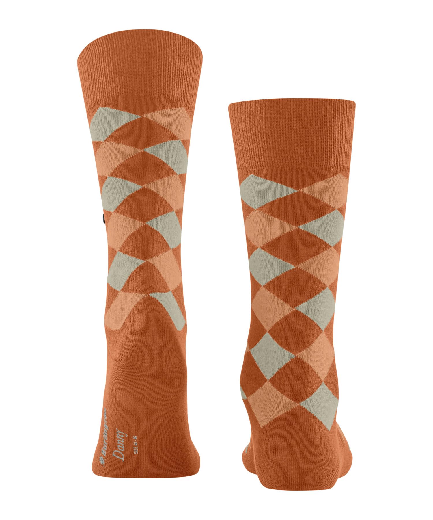 burlington-lord-danny-socken-herren-orange-bio-baumwolle image 2
