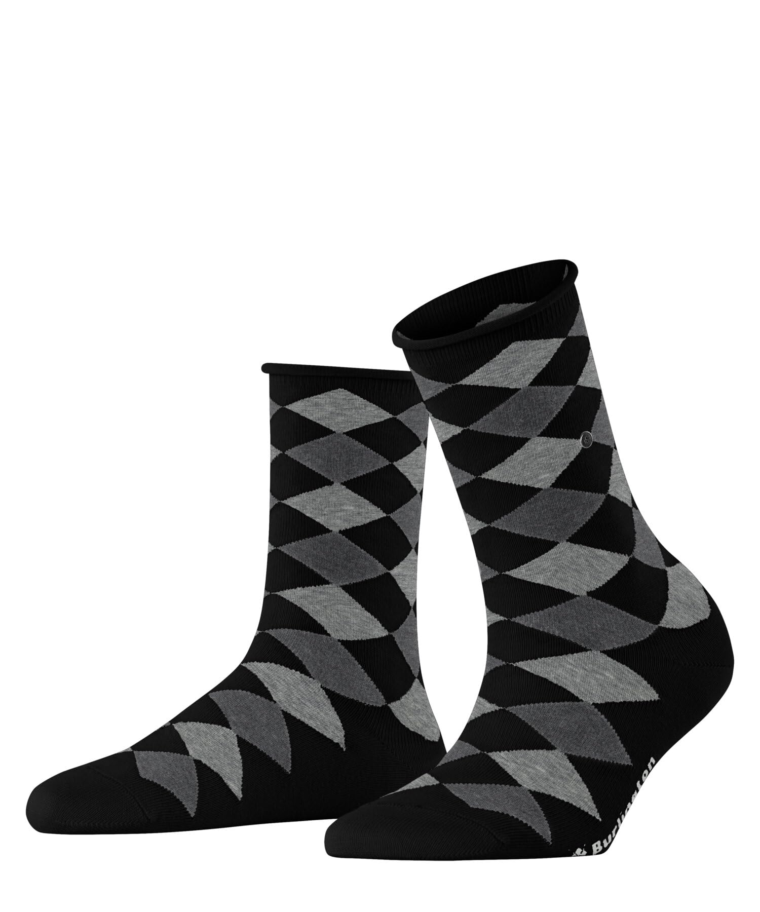 burlington-bonnie-sandy-damen-socken-schwarz-bio-baumwolle image 1