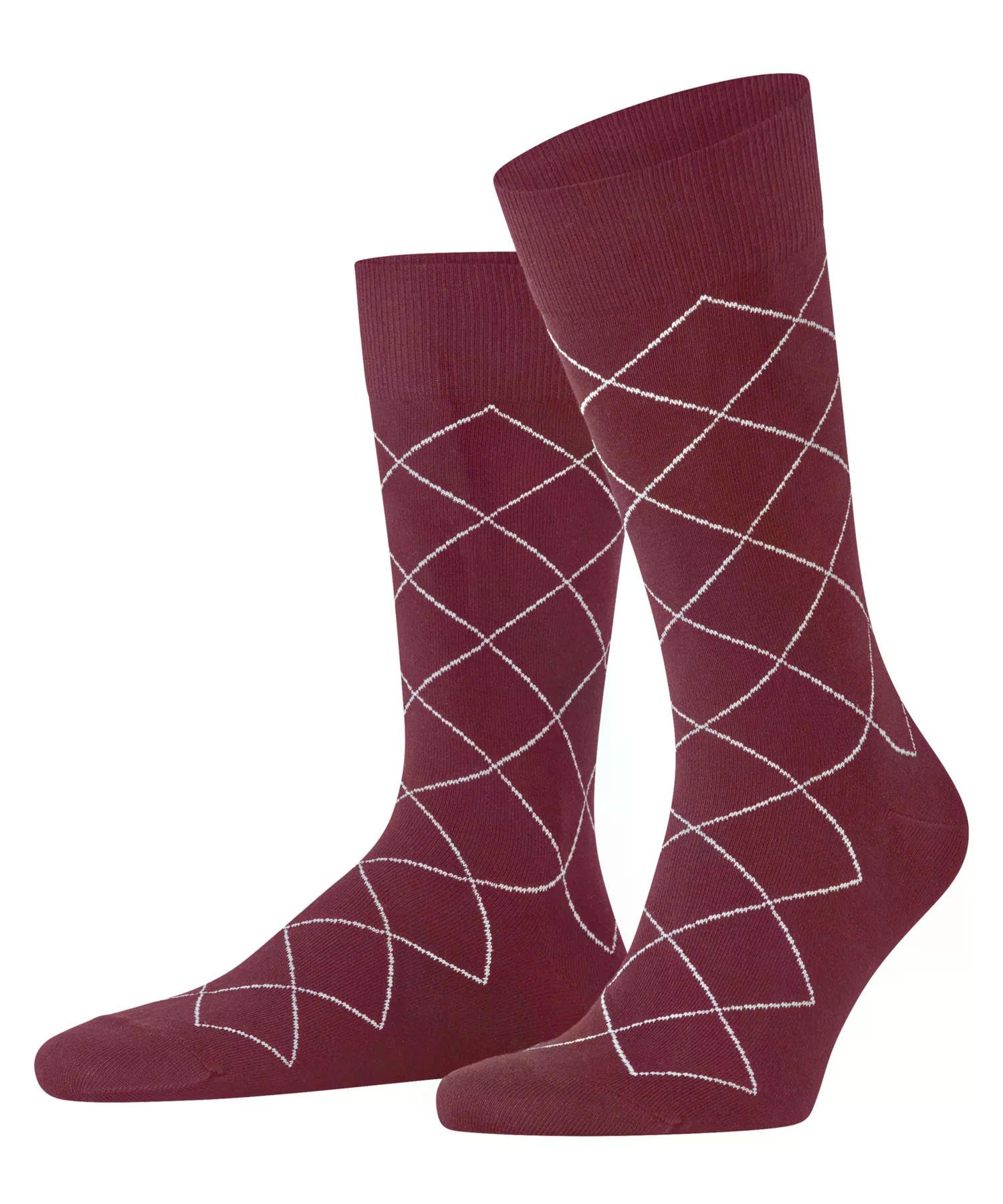 burlington-soho-vibes-herrensocken-burgundy-8326-nachtleuchten image 1