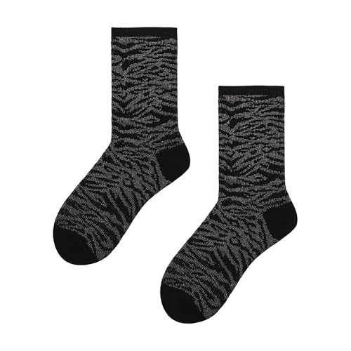 hudson-only-playful-tiger-socken-autumn-white-35-38 image 6