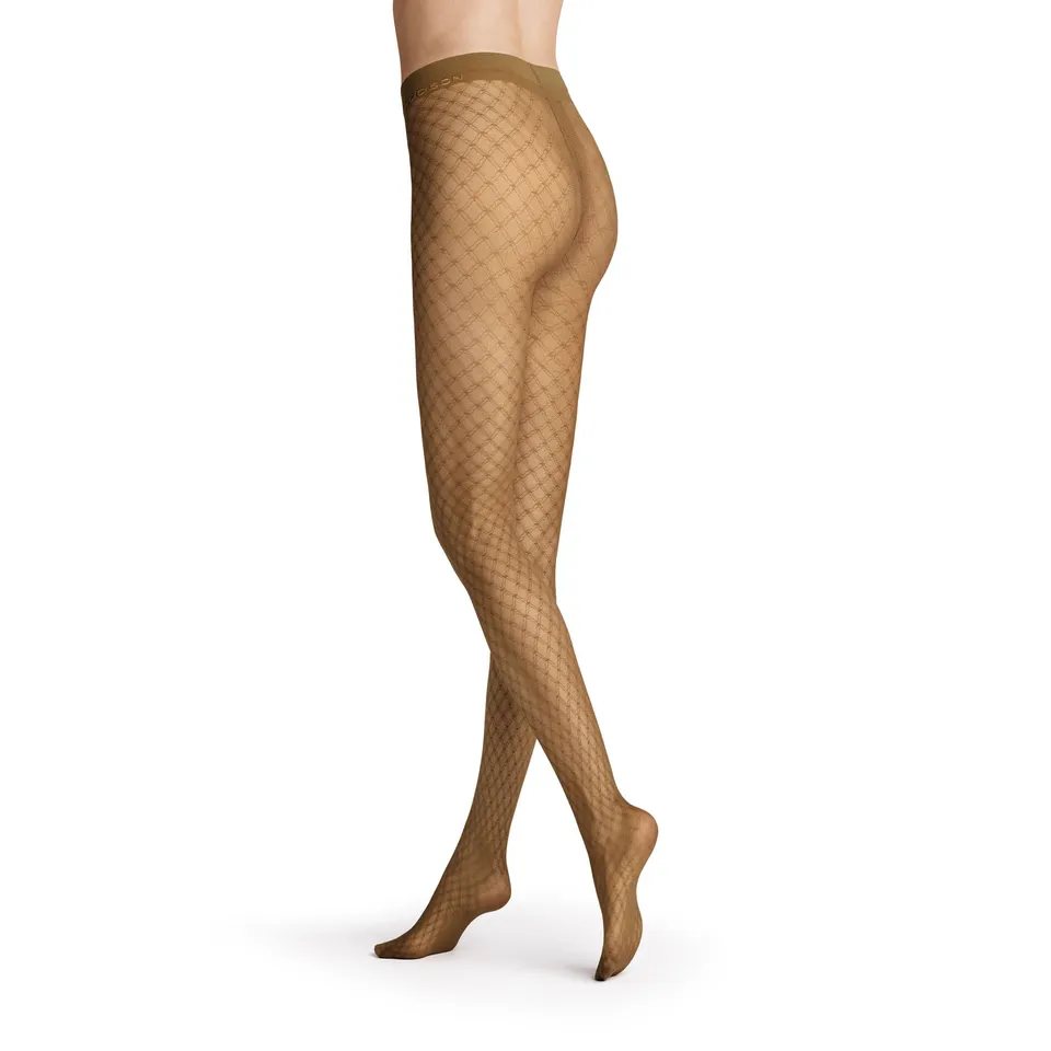 hudson-simply-warp-feinstrumpfhose-rautenmuster-leather-36-38 image 1