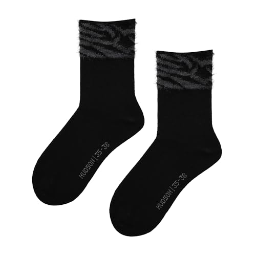 hudson-relax-cozy-tiger-damensocken-schwarz-1er-pack image 4