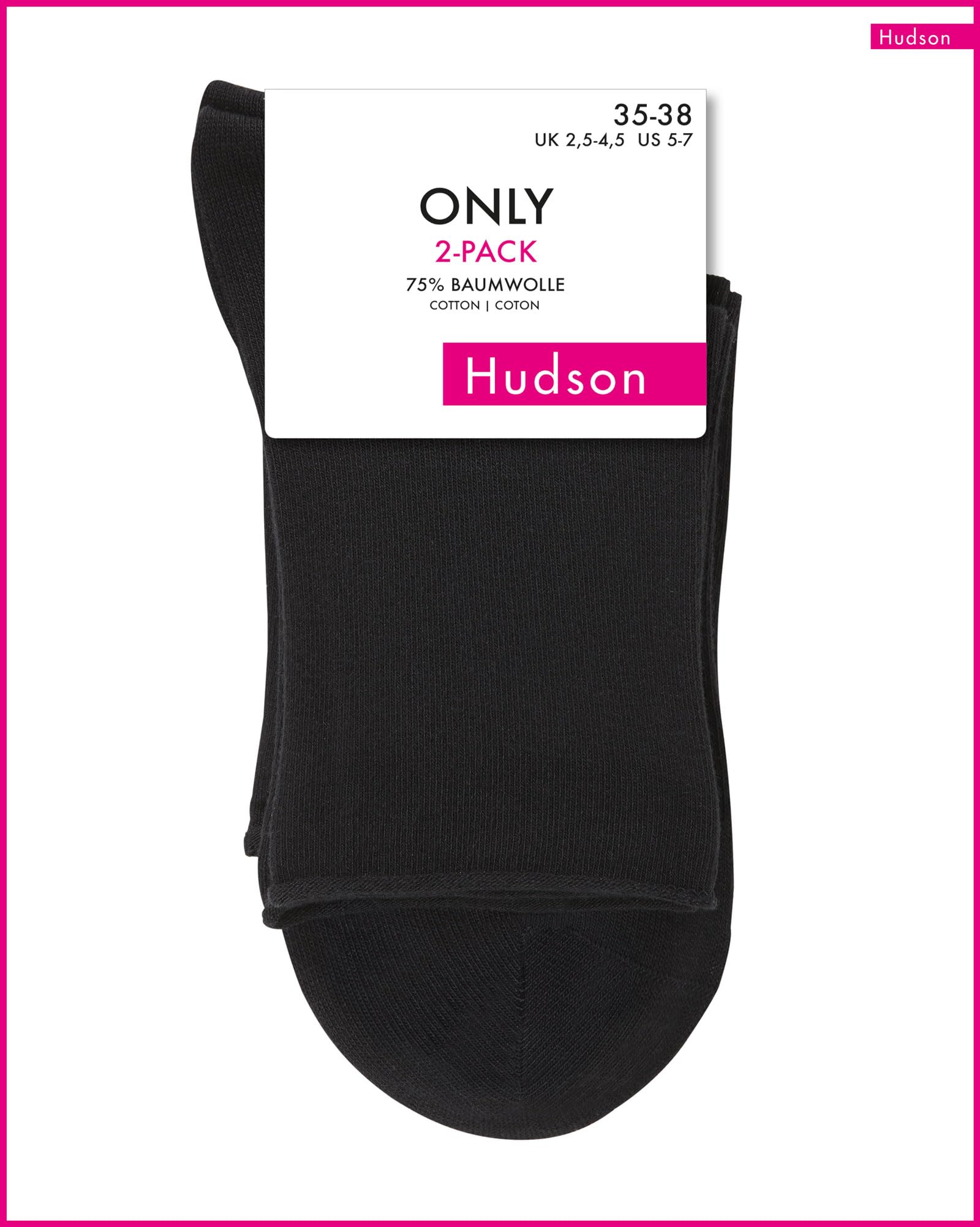 hudson-only-damensocken-rollrand-2-paar-set-35-38-silber image 4