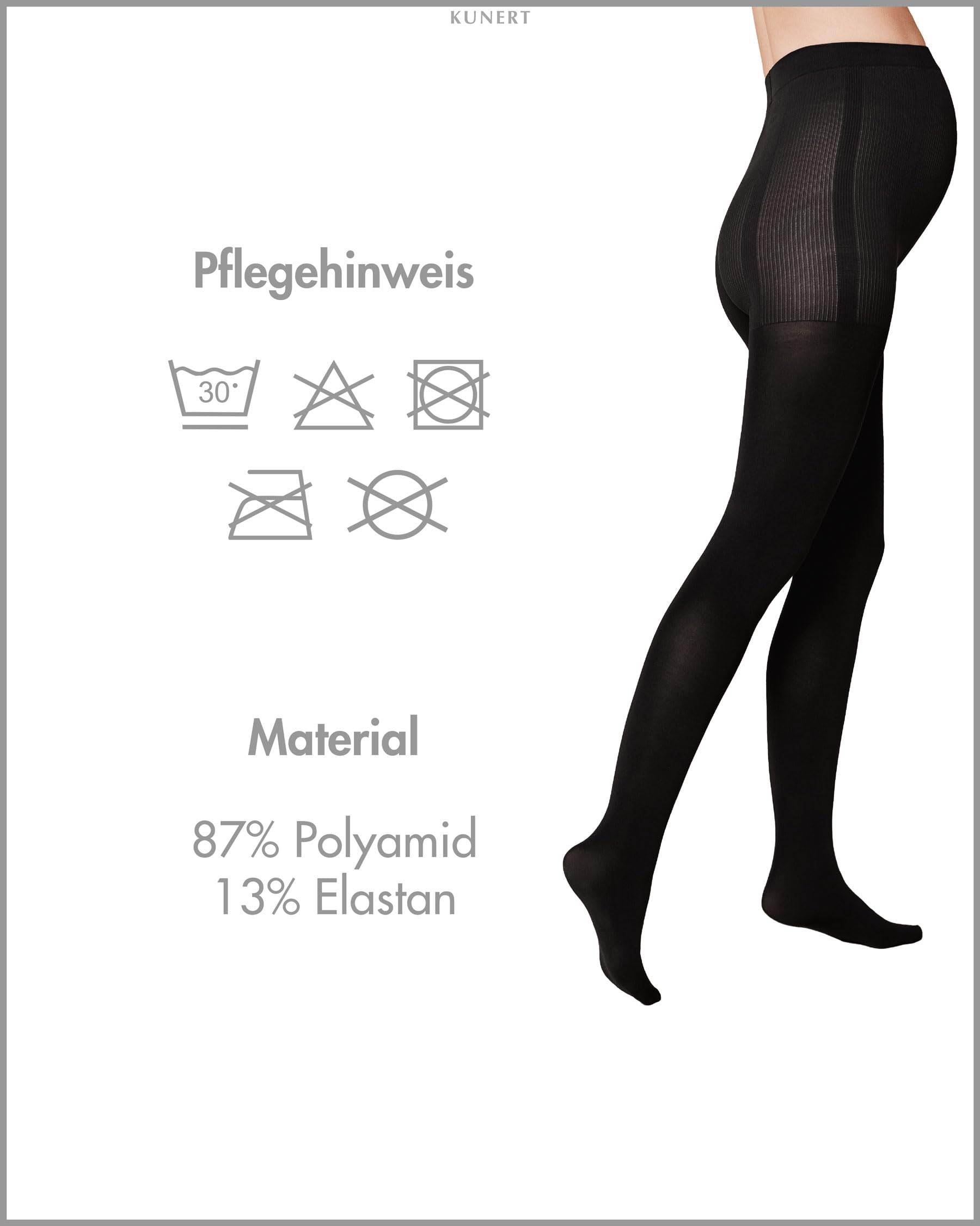 kunert-mommy-80-umstandsstrumpfhose-black-0500-gr-40-42 image 3
