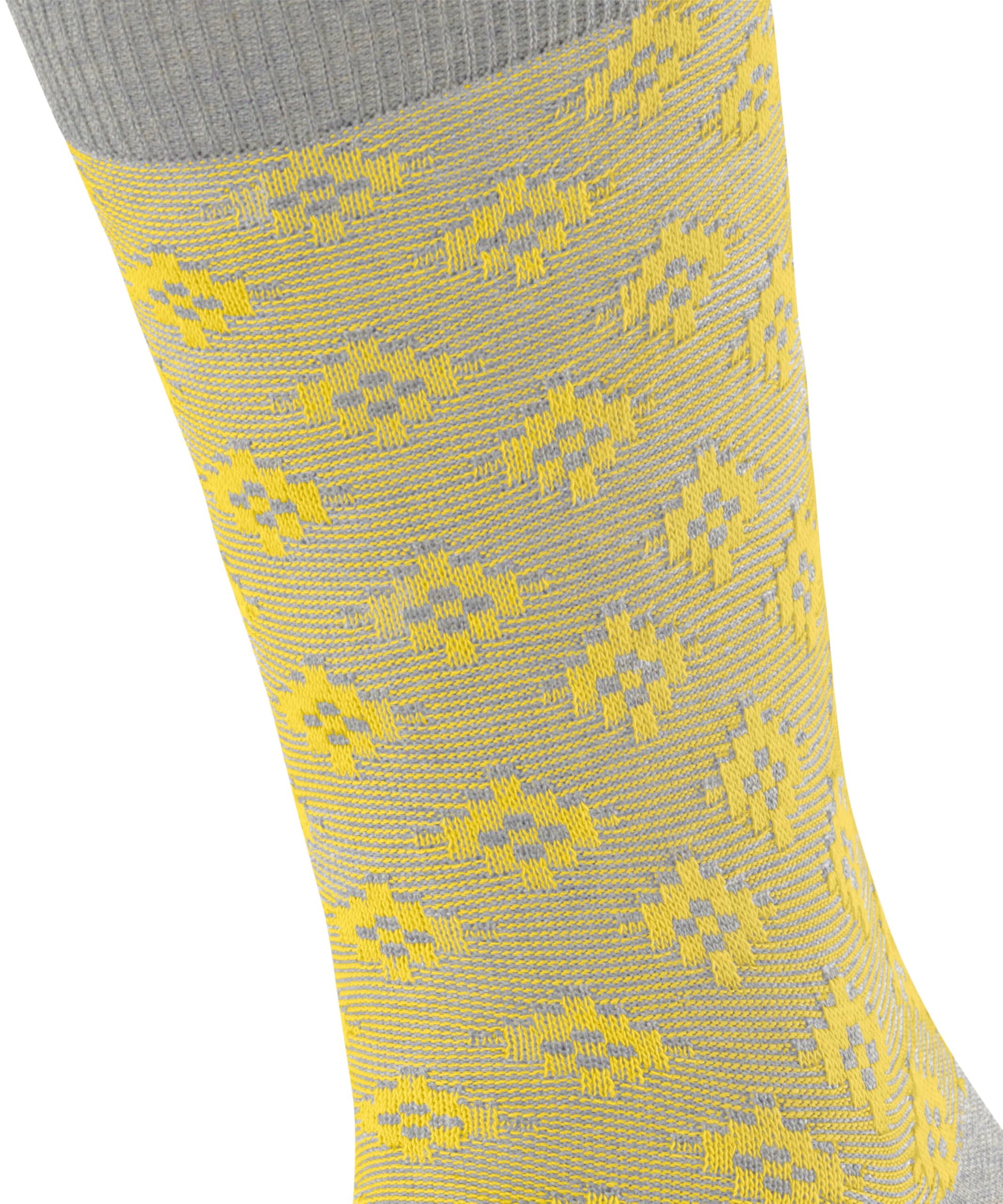 burlington-fresco-flair-socken-grau-storm-grey-jacquard image 2