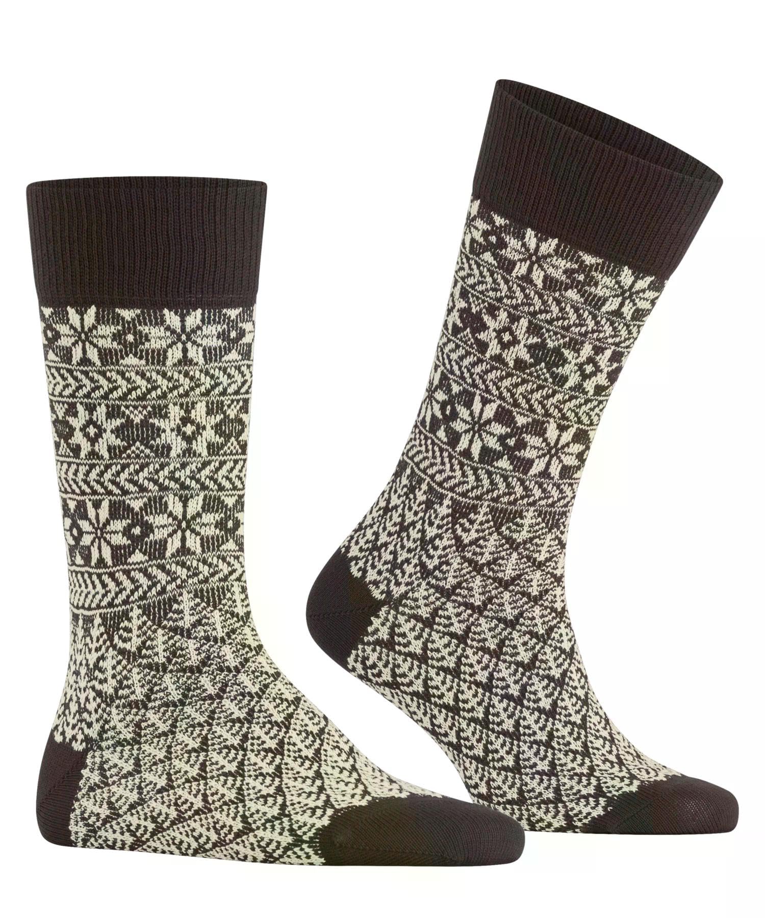 burlington-x-mas-rib-socken-wolle-braun-dark-brown-weihnachten image 4