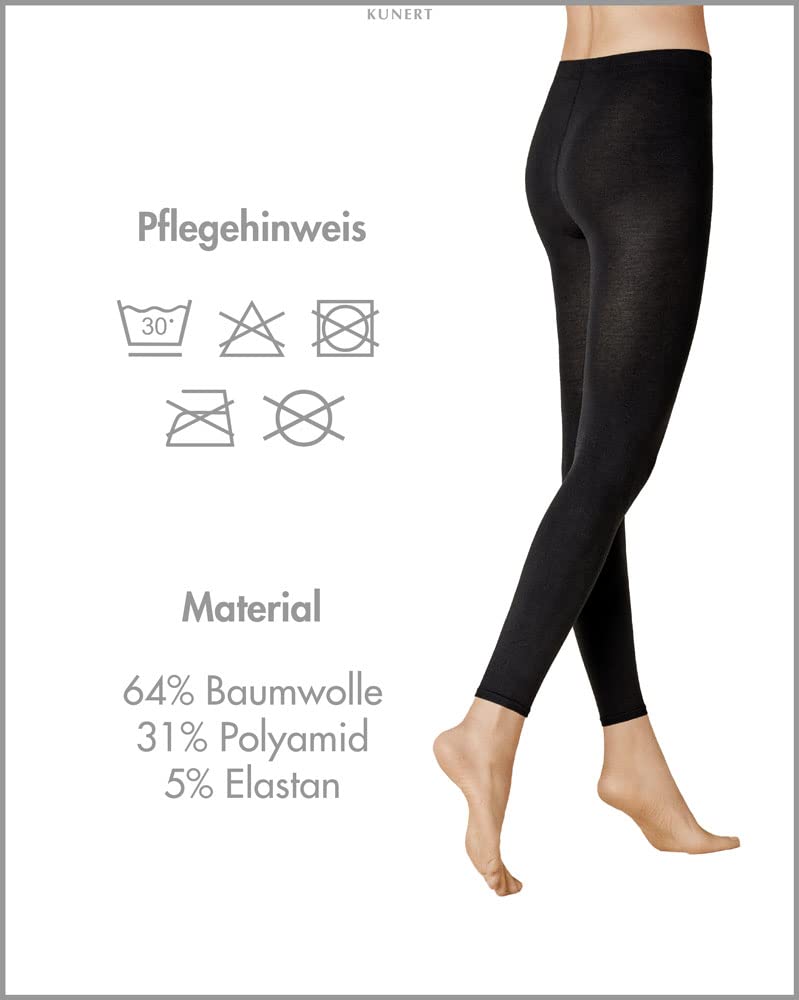 kunert-sensual-cotton-leggings-baumwolle-black image 3