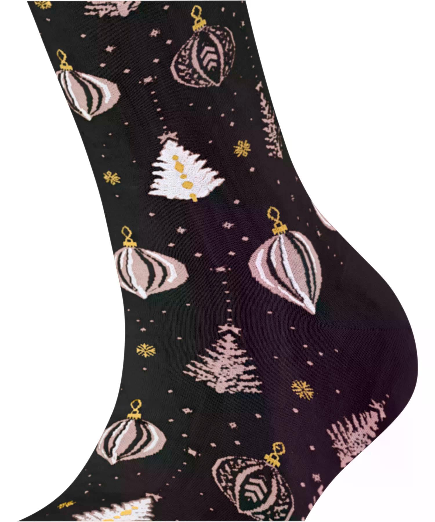 falke-holy-night-socken-black-39-42-weihnachten-baumwolle image 4