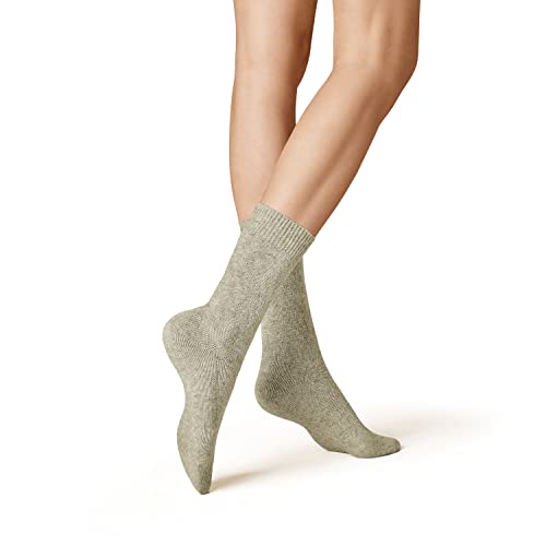 kunert-wool-care-winter-structure-socke-beige-mel-8320 image 8