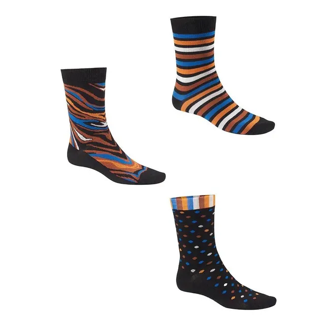 hudson-only-mix-me-unisex-socken-schwarz-35-38-3er-muster image 1