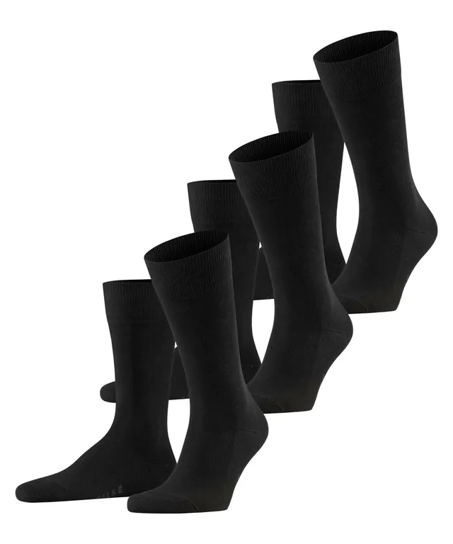falke-family-herren-socken-3er-pack-schwarz-39-42-baumwolle image 1