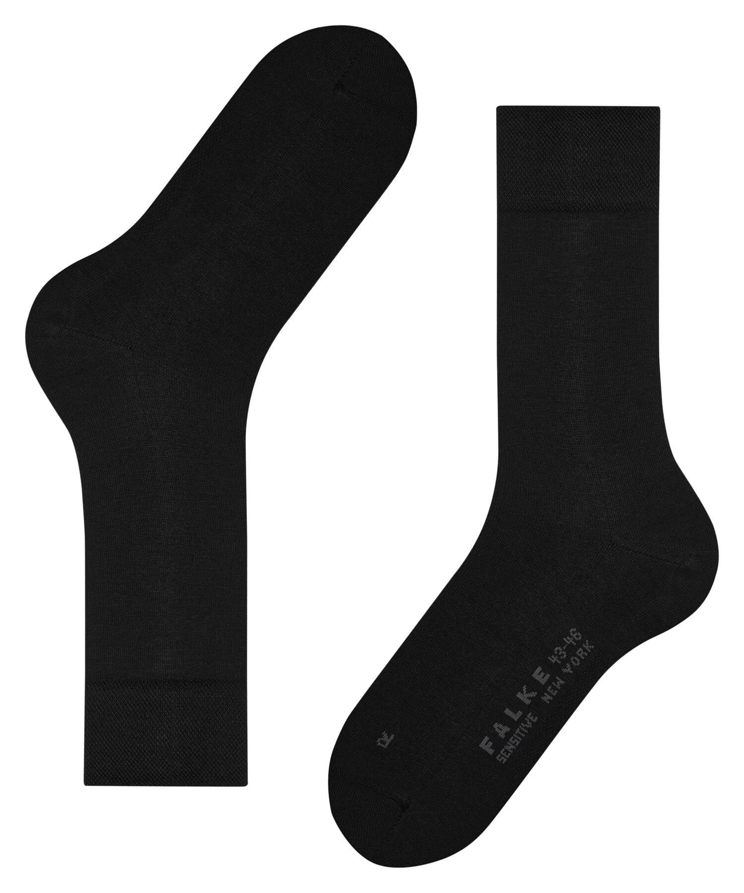 falke-sensitive-new-york-herren-socken-schwarz-lyocell-druckfrei image 5