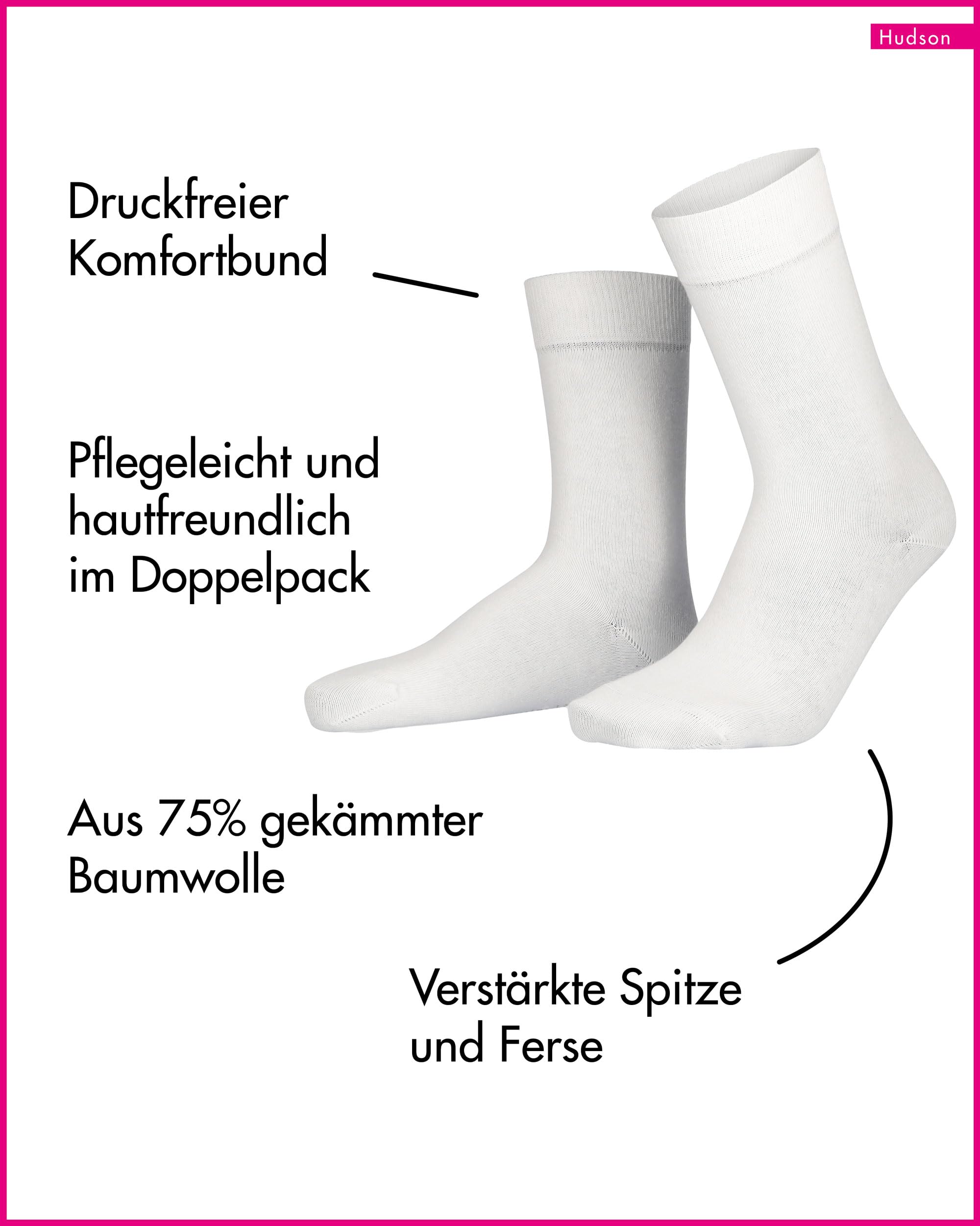 hudson-only-herrensocken-baumwolle-2er-pack-schwarz image 4