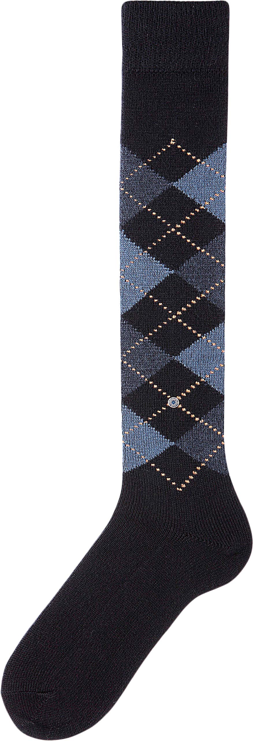 burlington-preston-kniestr-mpfe-dark-navy-1-paar-wolle-karo image 7