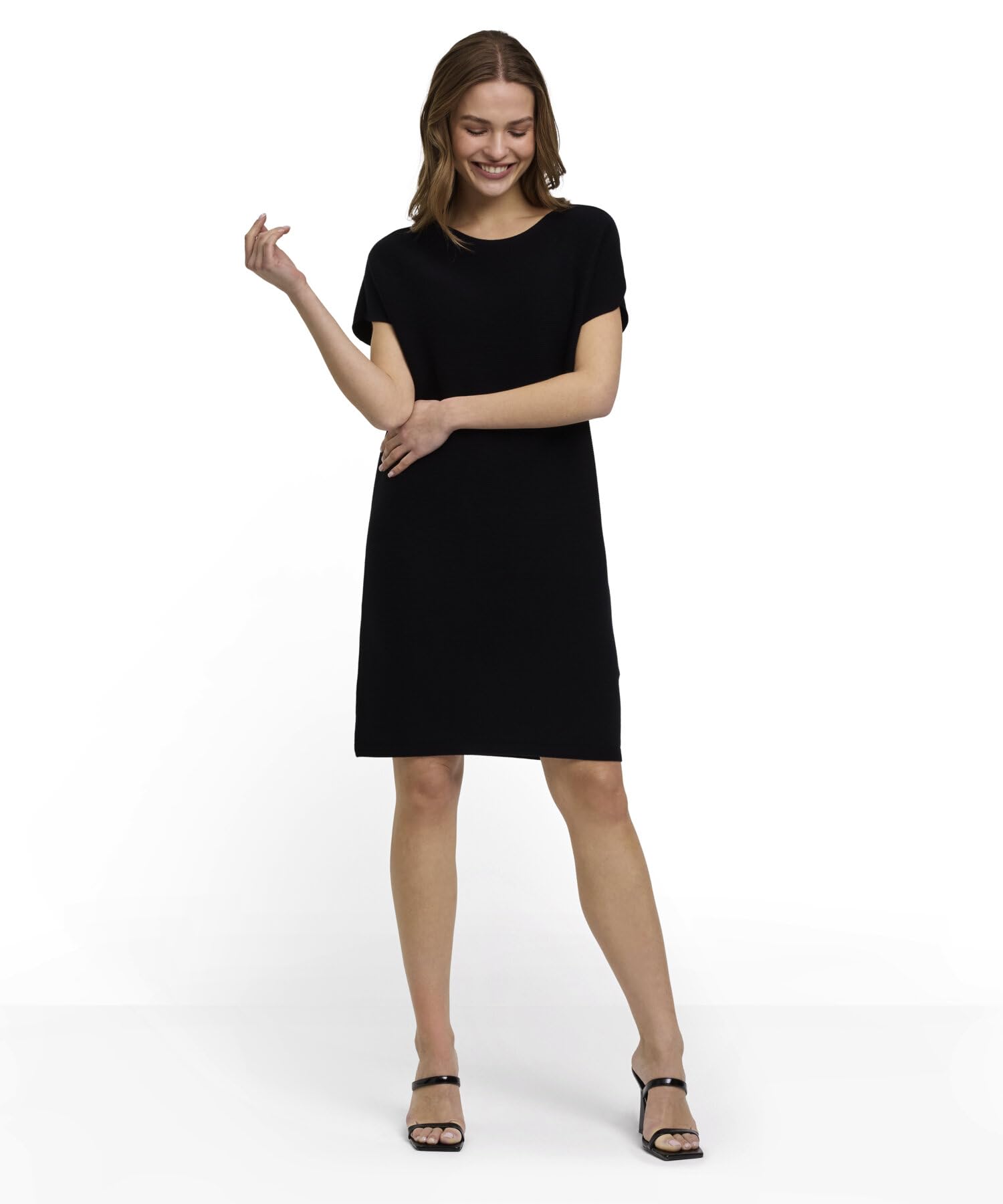 falke-cotton-touch-kleid-midi-bio-baumwolle-schwarz image 2