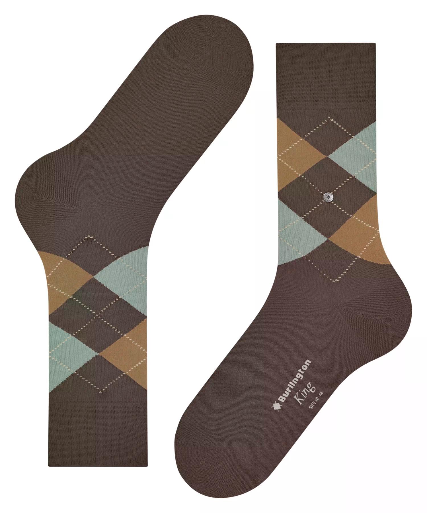 burlington-king-socken-schwarz-black-baumwolle-argyle image 6