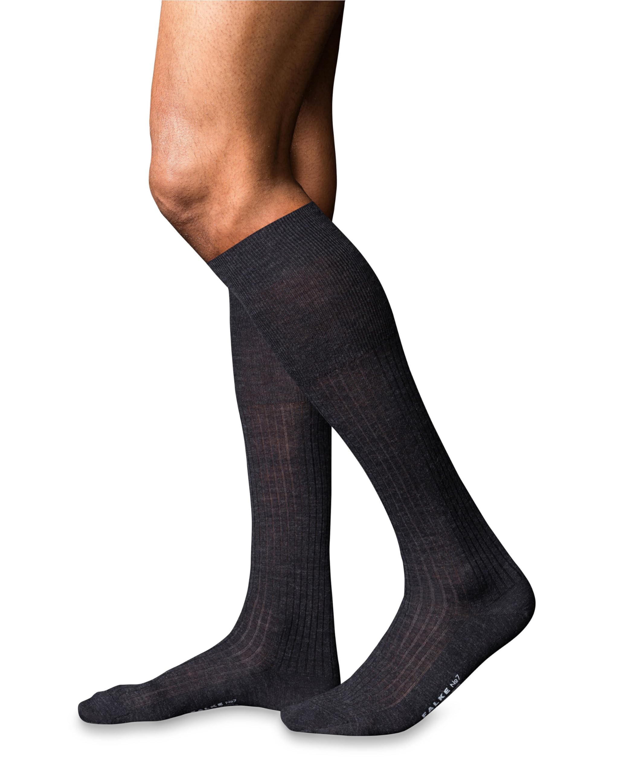 falke-no-7-kniestr-mpfe-merino-dark-navy-wolle image 3